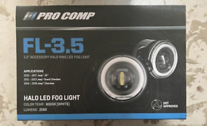 Pro Comp Suspension 76504P LED Fog Light 07-18 FOR Jeep Wrangler JK