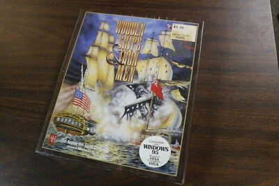 PC CD Rom Wooden Ships & And Iron Men Brand New Factory Sealed Windows 95 - Image 1 of 2