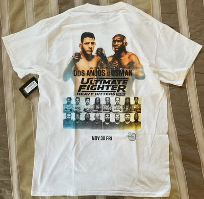 Camiseta UFC rara nueva sin usar con etiquetas. Dos Anjos Vs. Usman Talla Mediana. Como nuevo Foto 1 de 4