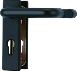 ABUS Beschlag KFG Feuerschutztuer Druecker Abdeckschild Schwarz 21523 XLProL - Bild 1 von 12