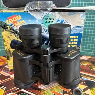 Vanguard ZR-71535 7-15x35 Binoculars Rubber Armored Fast Focus Optical Glass - image 1 of 4