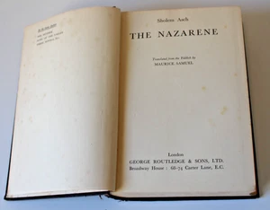 Der Nazarener von Sholem Asch 1939 seltene britische Erstausgabe - Bild 1 von 6