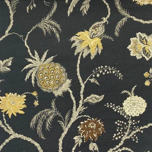 Decoración del Hogar NEGRA Piña Silla Sofá Banco Tapicería Cojín Tela de Costura POR - Imagen 1 de 5