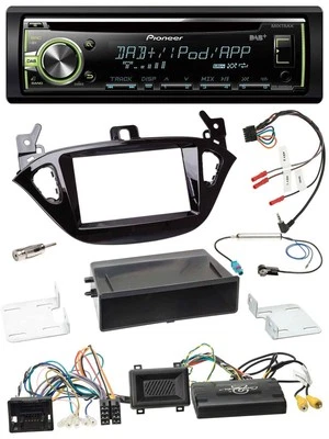 Pioneer DAB USB MP3 Lenkrad CD Autoradio für Opel Adam Corsa E ab 2013 PDC - Bild 1 von 4