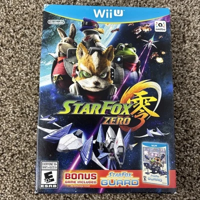 Star Fox Zero + Juego de bonificación Star Fox Guard Nintendo Wii U (2016) NUEVO/SELLADO CIB Foto 1 de 4