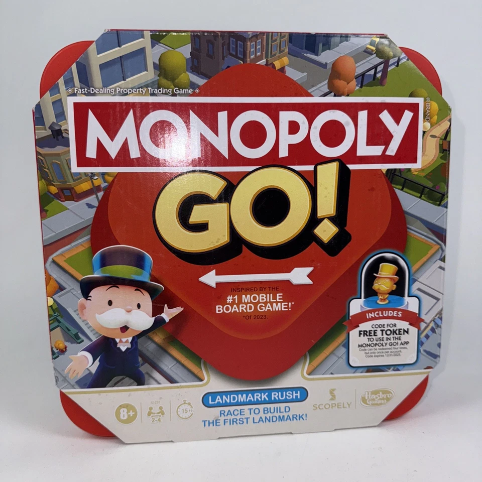 Monopoly GO Mobile Travel Board Game Landmark Rush Race to Build the First