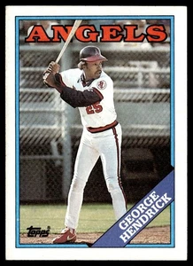 1988 Topps George Hendrick California Angels #304 - Picture 1 of 2