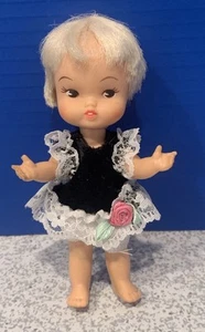 Cute Vintage Remco Heidi Pocket Book Doll With Outfit - Picture 1 of 11