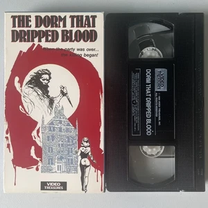 The Dorm That Dripped Blood VHS 1982 Video Treasures 1989 Horror Slasher - Picture 1 of 4