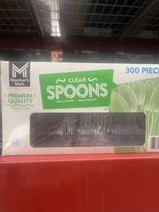 Member's Mark Clear Plastic Spoons, Heavyweight (300 ct.) - Picture 1 of 1