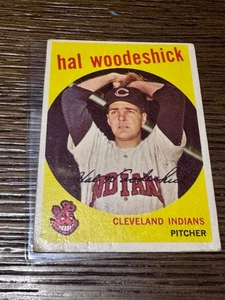 1959 Topps - Hal Woodeshick #106 (RC) - EX - Envío gratuito - Imagen 1 de 2