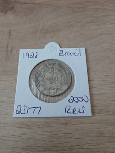1928 Brazil 2000 REIS Silver Coin (25177) - Picture 1 of 4