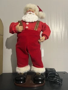 Vintage 1st Edition 1998 Jingle Bell Rock Santa Claus Animated Dancing Musical - Bild 1 von 5