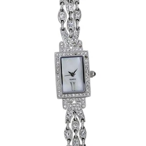 Metropolitan Museum of Art Ladies 17mm Crystal Bezel and Bracelet MOP Dial - Picture 1 of 10