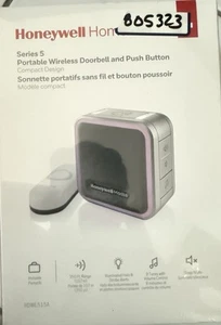 Honeywell Home Series 5 Portable Wireless Door Bell and Push Button - Picture 1 of 2