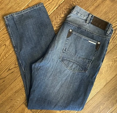 Sean John Mens Jeans 42 x 34 Zip Fly Denim Medium Wash Cotton Y2K - Image 1 of 4