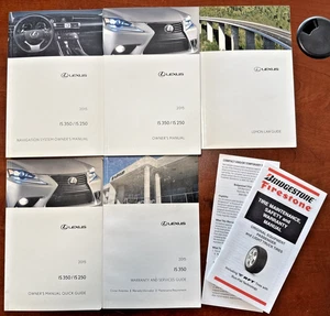 2015 Lexus IS250 IS350 Owner’s Manual Set w/ Navigation & Case OEM Factory - Bild 1 von 7