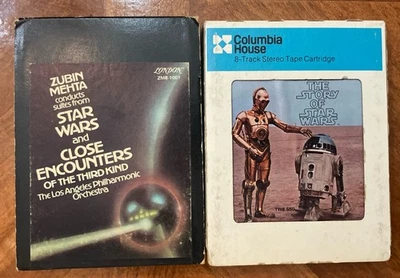 Story Of Star Wars & Zubin Mehta Suites Star Wars Close Encounters 8 Track Tapes - Image 1 of 4