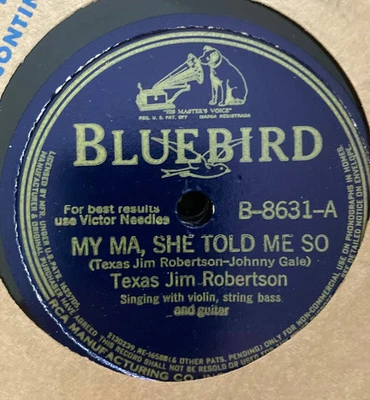 78 rpm STORE STOCK LOT COUNTRY HILLBILLY records phonograph BLUEBIRD AWESOME - Image 1 of 4