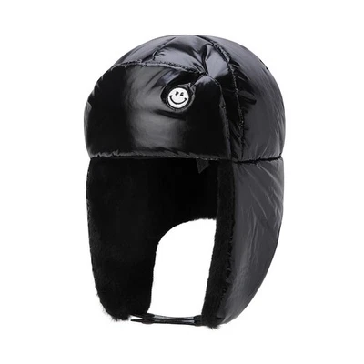 Genuine PEARLY GATES GOLF Womens Smile Patch Ear Warmer Trooper Hat  - Image 1 of 4