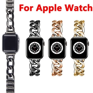 For Apple Watch Chain Bracelet Band Strap 40/44/41/45mm iWatch Series 7 6 5 4 SE - Picture 1 of 14