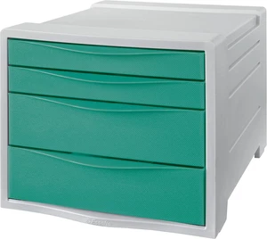 Organizer / Cassettiera Da Scrivania Con 4 Cassetti per Riporre Fogli, Documenti - Foto 1 di 12