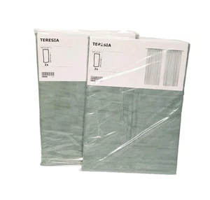 IKEA Teresia Curtain Panels Sheer Light Weight 2 Packs - 2 Panels Each 98" x 57" - Picture 1 of 7