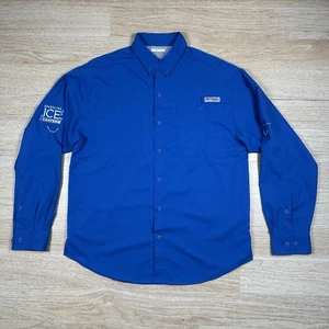 Columbia PFG Hemd Herren mittelblau Bahama Langarm Angeln belüftet - Bild 1 von 9