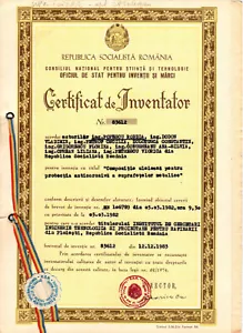 Romania, 1983, Vintage Patent / Invention Certificate - RSR - Picture 1 of 5