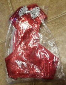 Dogo EasyGo Harness Leash - Red Sequin - LARGE - Picture 1 of 5