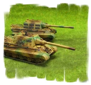 Painted! - Jagdtiger Platoon (2 vehicles) - 15mm WW2 -Flames of War - Picture 1 of 2