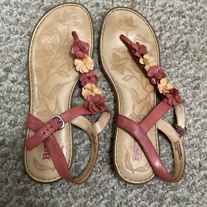 Damen-Sandalen Born Blumenmuster Größe 10 - Bild 1 von 7