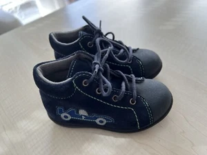 Pepino Ricosta Lauflernschuhe Sneaker blau Leder Baby Schuhe 22 - Bild 1 von 7