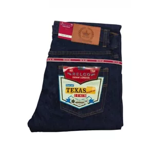 Relco Selvedge Jeans Texas Denim Biker/Rockabilly RAW LOOK Straight Leg - Bild 1 von 2