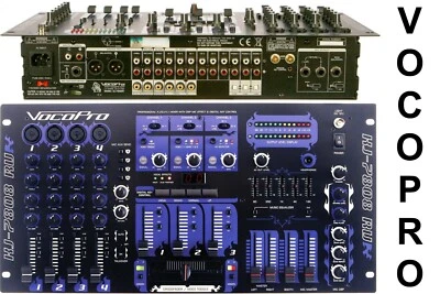 VOCOPRO KJ-7808RV Pro Rackmount KJ/DJ/VJ Mixer with DSP FX, Digital Key Control - Image 1 of 3