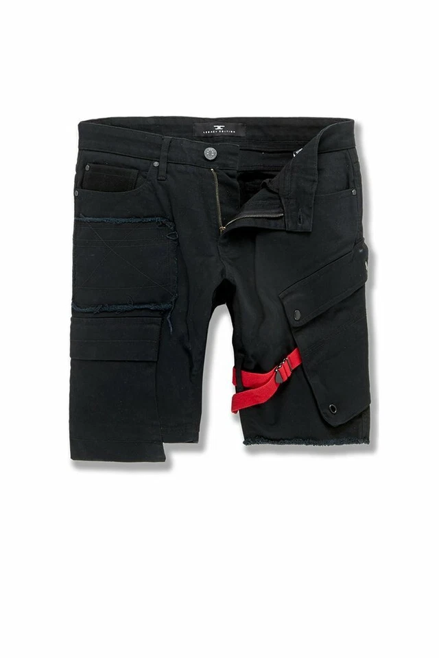 Nuevos Pantalones Cortos Para Hombre Jordan Craig Travis Carga (NEGRO) Rojo Talla 38 ¡Nuevos! Foto 1 de 2