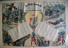 WW1 CALENDRIER POUR 1915 NOUVEL AN CADEAUX SUR LE FRONT LE PETIT JOURNAL 1915
