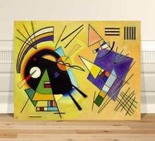 Wassily Kandinsky Black & Violet ~ CANVAS PRINT 36x24" ~  Classic Abstract Art