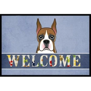 Carolines Treasures BB1409JMAT Boxer Welcome Indoor & Outdoor Mat- 24 x 36 in. - Picture 1 of 1