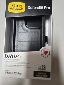 Otterbox Defender Pro Rugged Case Apple iPhone 13 PRO Black - Picture 1 of 4
