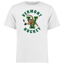 Men's White Vermont Catamounts Hockey East T-Shirt
