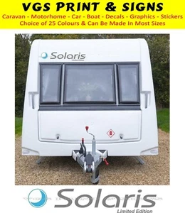 LUNAR SOLARIS LIMITIERTE EDITION WOHNWAGEN AUFKLEBER FARBWAHL #015 - Bild 1 von 4