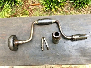 Rare John S Fray & Co No 308 Old Tool Drill Sweep Brace auger - Picture 1 of 12