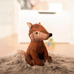Fox Door Stop Heavy Duty Soft Fabric Animal Doorstop Home Decor Decorative Gift - Picture 1 of 24