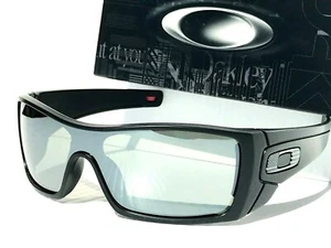 Oakley BATWOLF Matte Black USA TONAL Flag POLARIZED Galaxy Chrome Sunglass 9101 - Picture 1 of 12