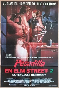 A Nightmare on Elm Street II ORIGINAL Spanish 1985 POSTER Freddy Krueger slasher - Bild 1 von 3