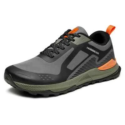 New Hiking Walking Sneakers Artificial Leather Lace-Up Non Slip Travel Sneakers - Image 1 of 4