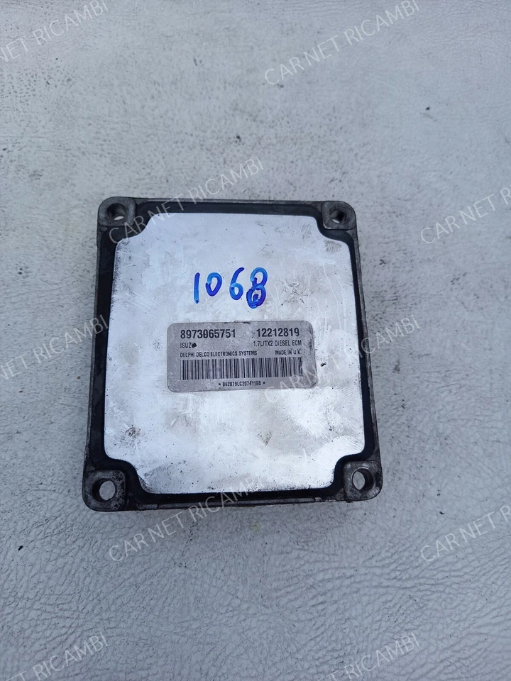 DELPHI 12212819 ISUZU 8973065751 TX2 CENTRALINA MOTORE OPEL ASTRA CORSA 1.7 DTI - Immagine 1 di 4