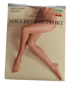SUNTAN Collant East 5th JC Penney Controllo MEDIA Top Punta Rinforzata VELATO - Foto 1 di 4