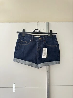 New Superdry Women's Steph Y2K  Boyfriend Short Denim Indigo Rinse - Image 1 of 4